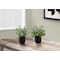 Monarch Specialties Artificial Plant, 11" Tall, Eucalyptus Grass, Indoor, Faux, Fake, Table, Greenery, Potted, Set Of 2 I 9580 - alternate 3